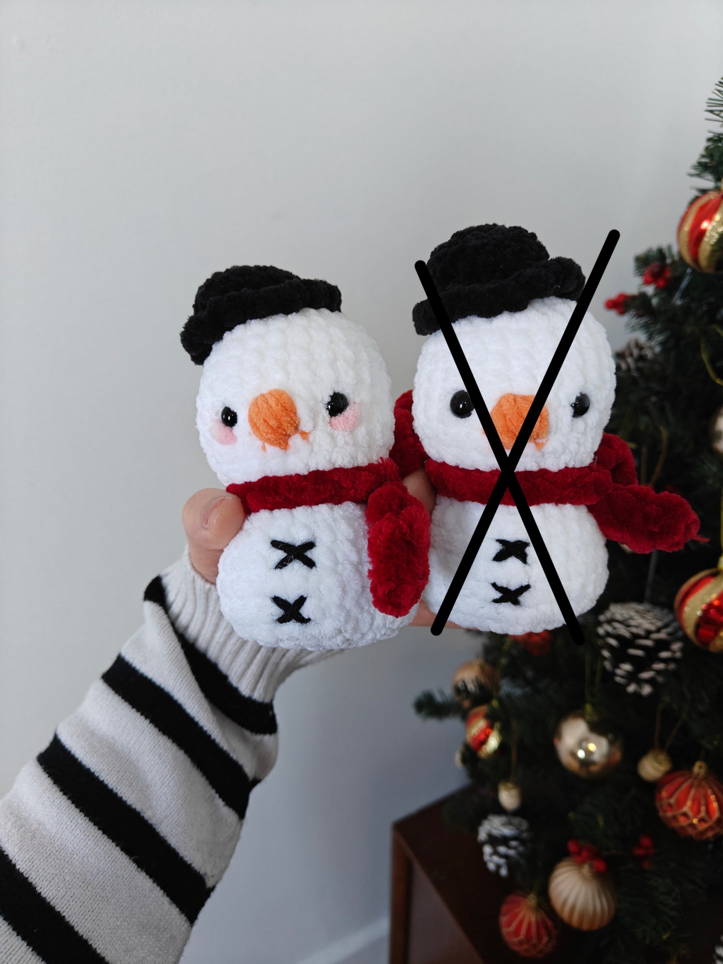 Snowman plushie