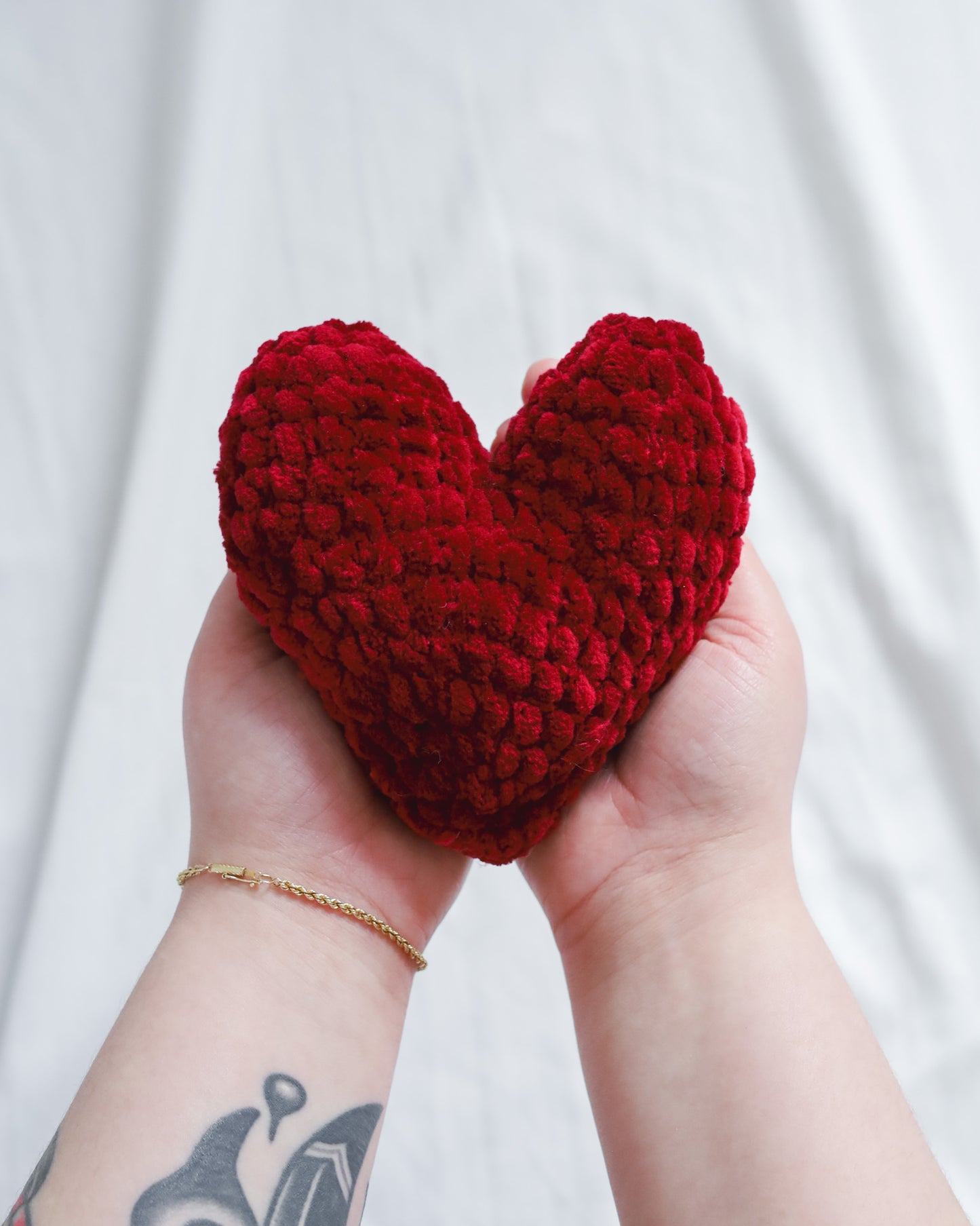 Heart plushie