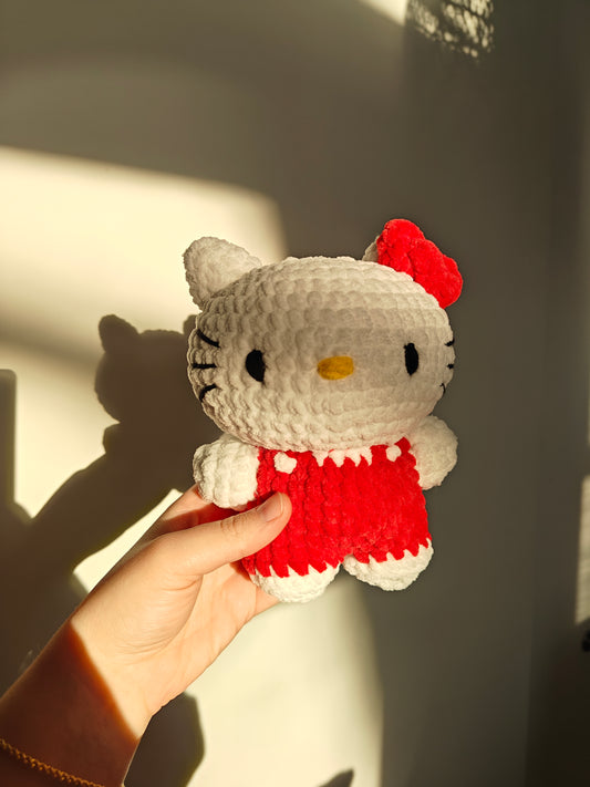 Cute kitten with bow