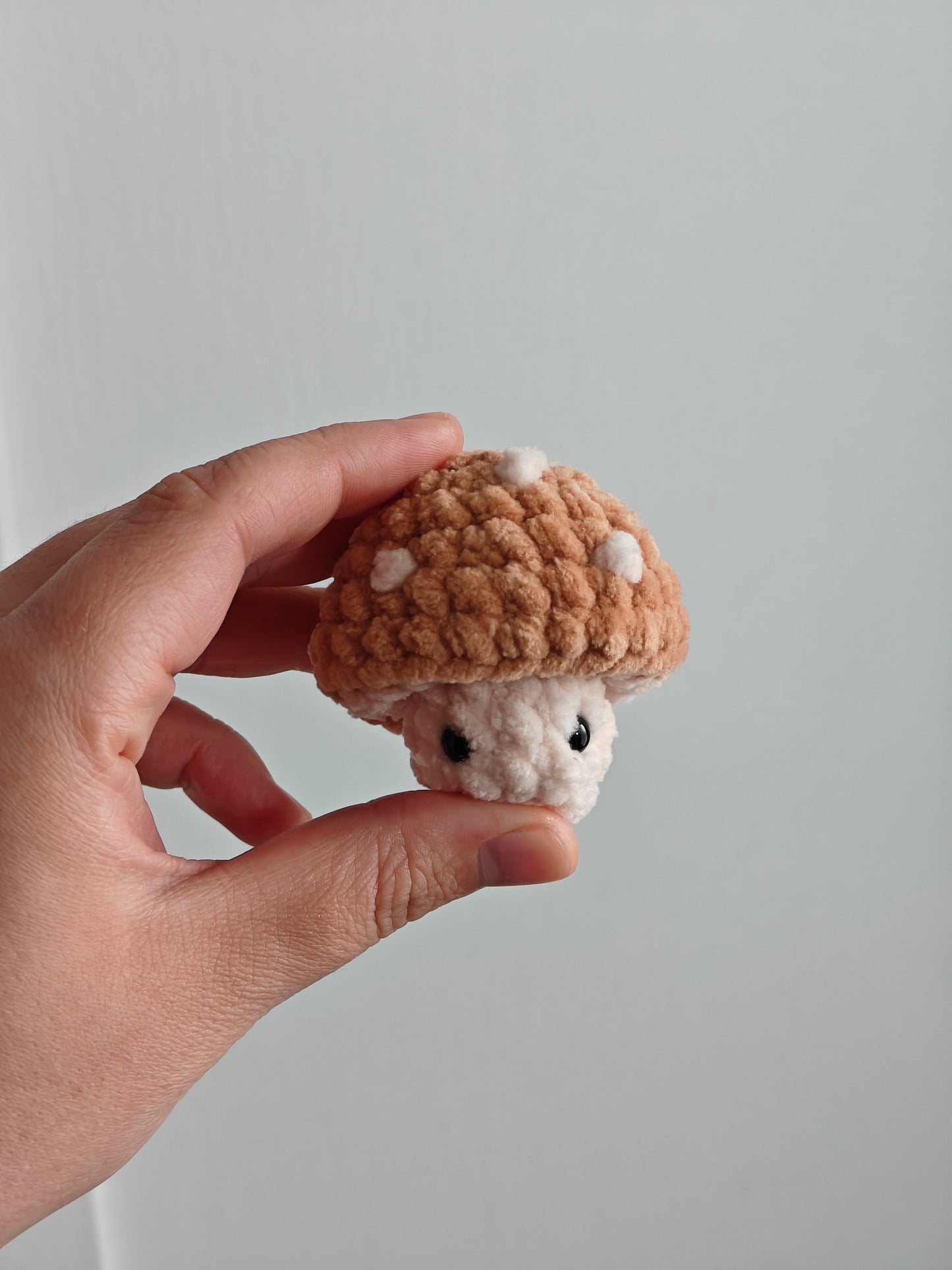 Mini fidget mushroom plushie