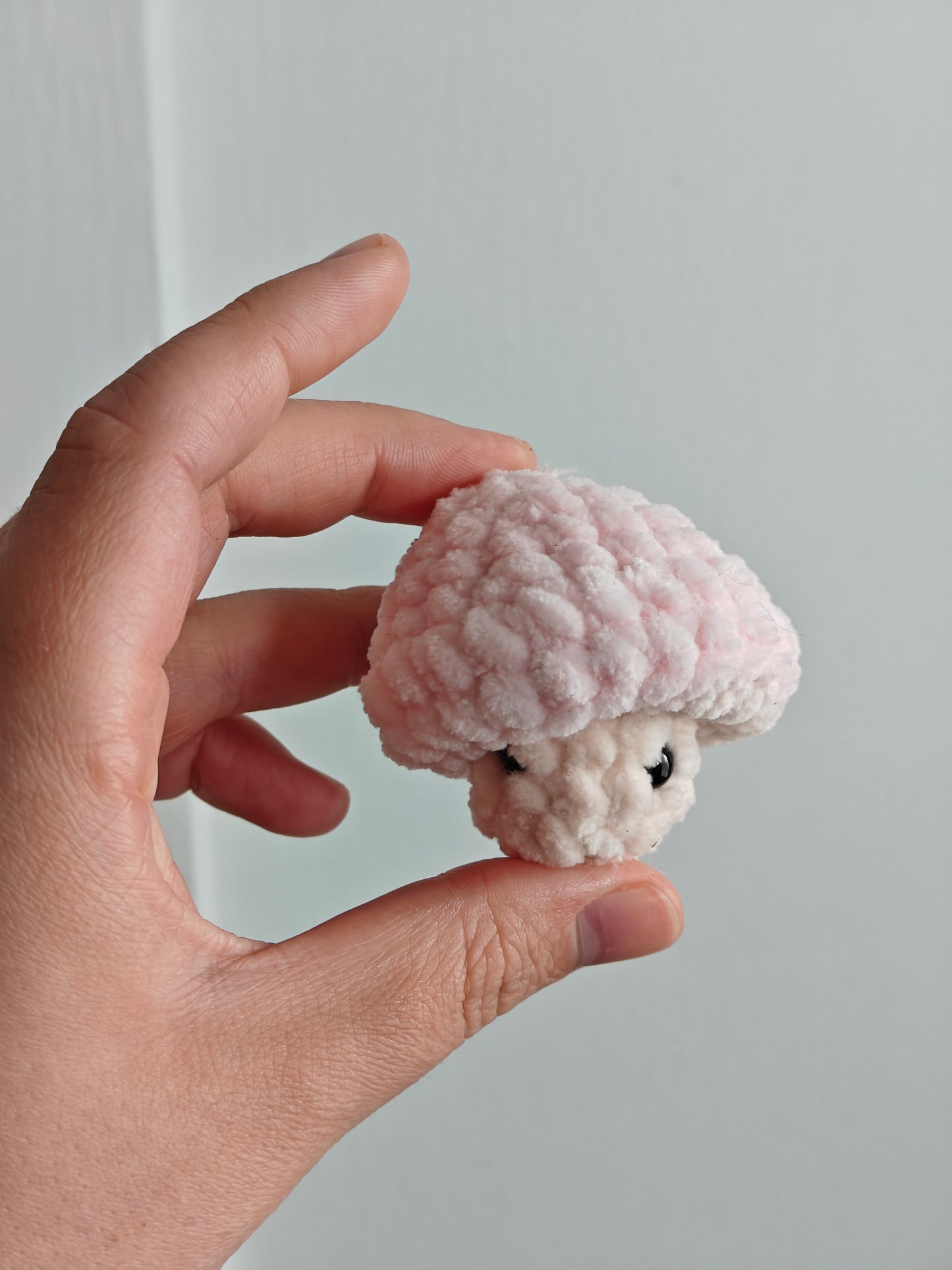 Mini fidget mushroom plushie