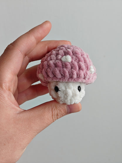 Mini fidget mushroom plushie
