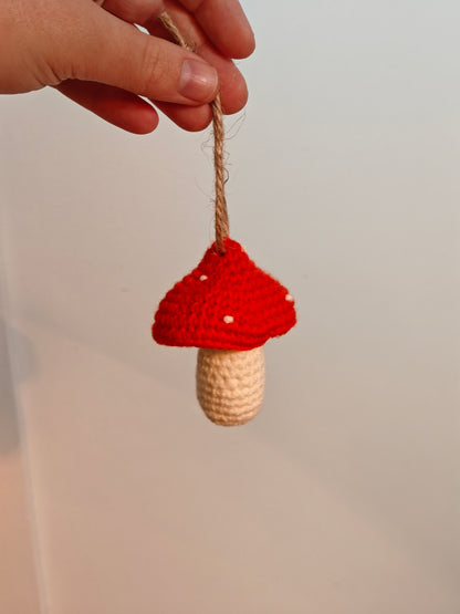 Mushroom ornament
