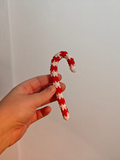 Candy cane ornaments