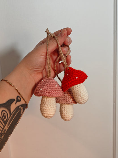 Mushroom ornament