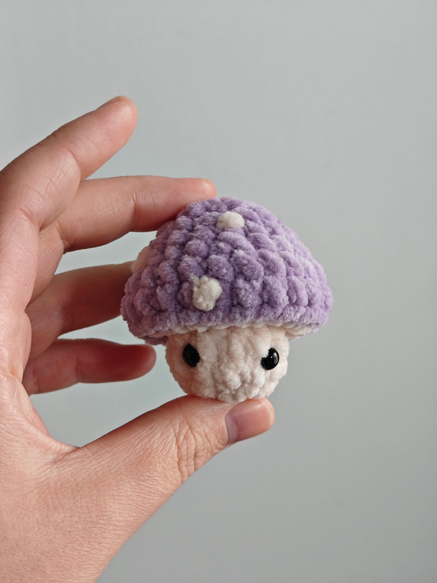 Mini fidget mushroom plushie