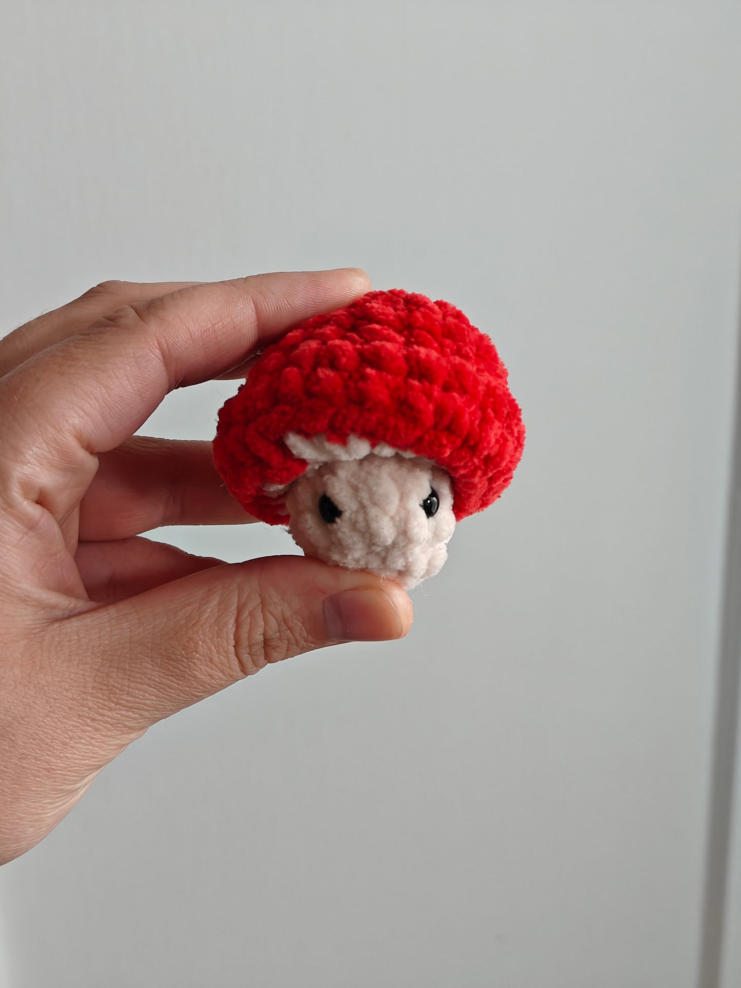 Mini fidget mushroom plushie