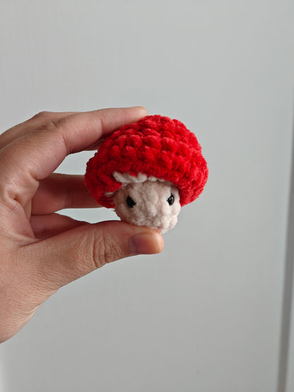 Mini fidget mushroom plushie