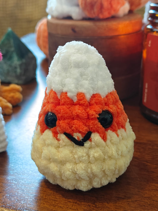 Candy corn plushie